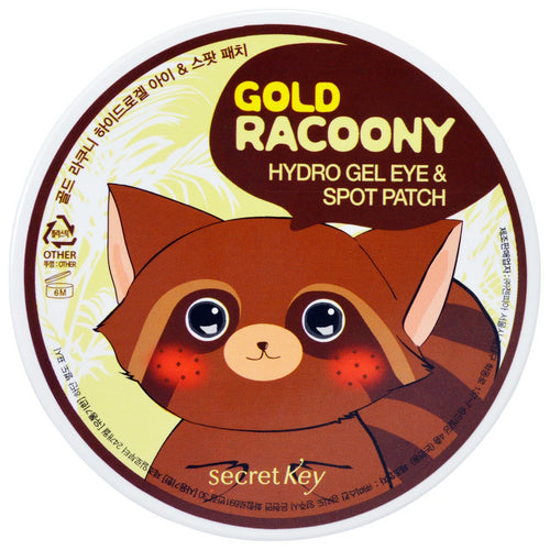 Gold Racoony Hydrogel Eye & Spot Patch Set (Eye patch 60 sheets / Spot patch 30pcs) - SevenBlossoms