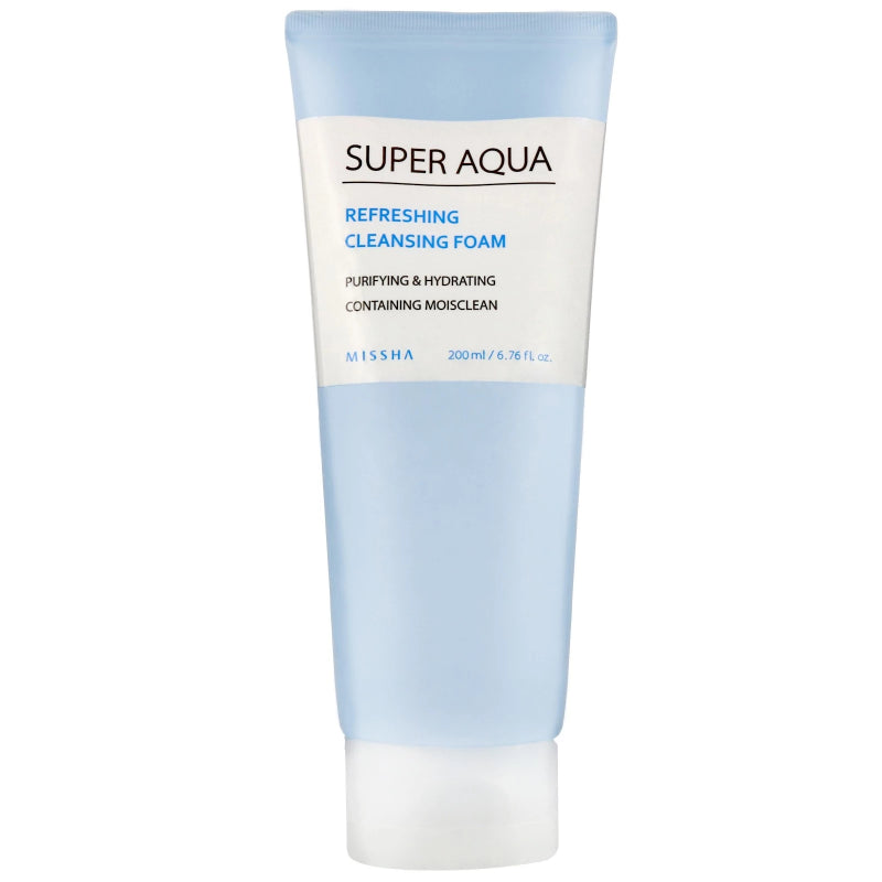 Super Aqua Refreshing Cleansing Foam 200ml - SevenBlossoms