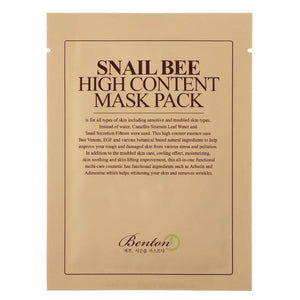 Snail Bee High Content Mask Pack - SevenBlossoms