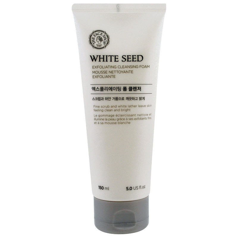 White Seed Exfoliating Foam Cleanser 150ml - SevenBlossoms